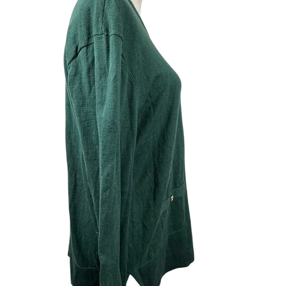 Michael Kors green Sweater with gold buttons size XL - Picture 6 of 10